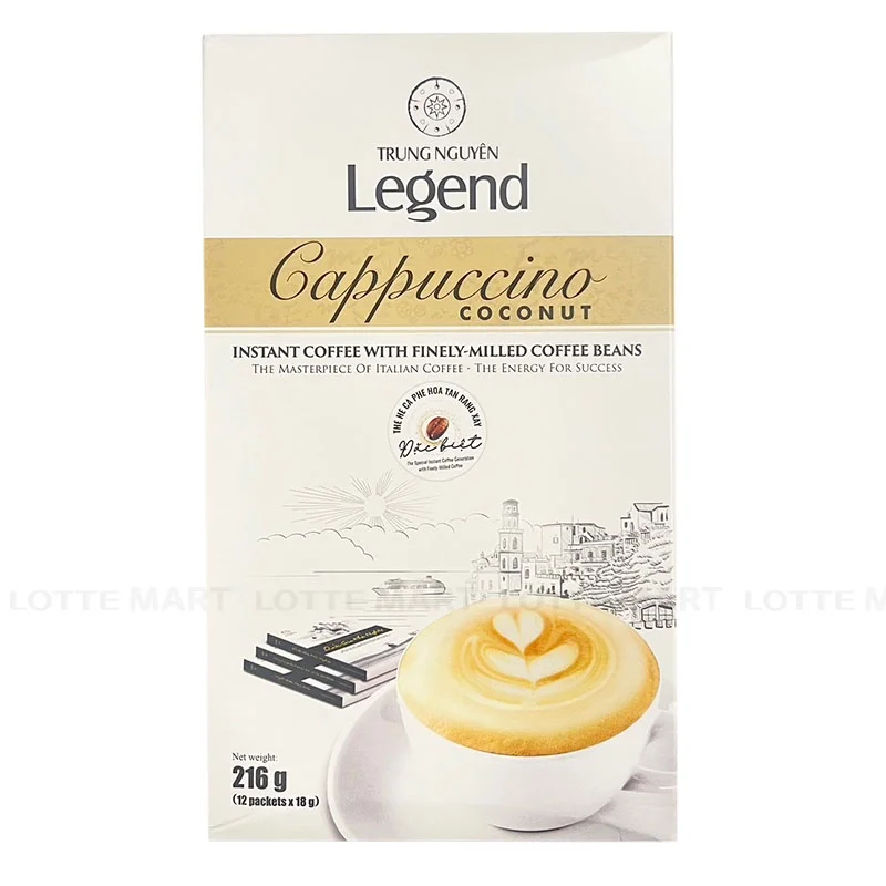 Cappuccino Dừa Trung Nguyên 216g (18g x 12 Gói)