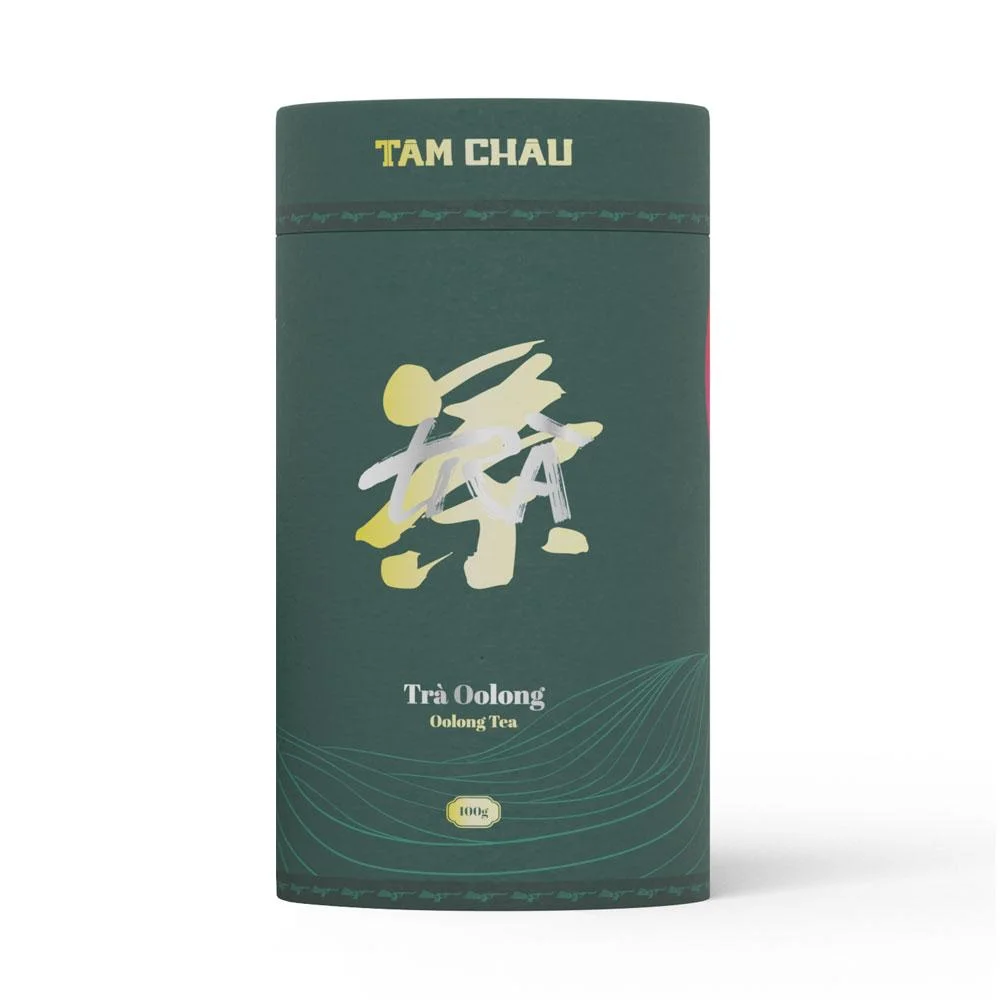 Trà Olong Tâm Châu Lon Giấy Xanh 100g