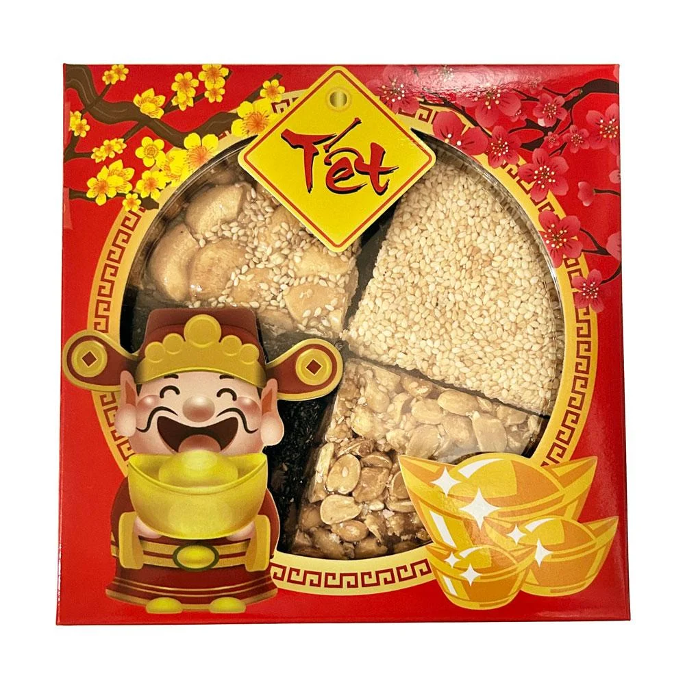 Kẹo Tứ Vị Tuấn Đạt Hộp 450g