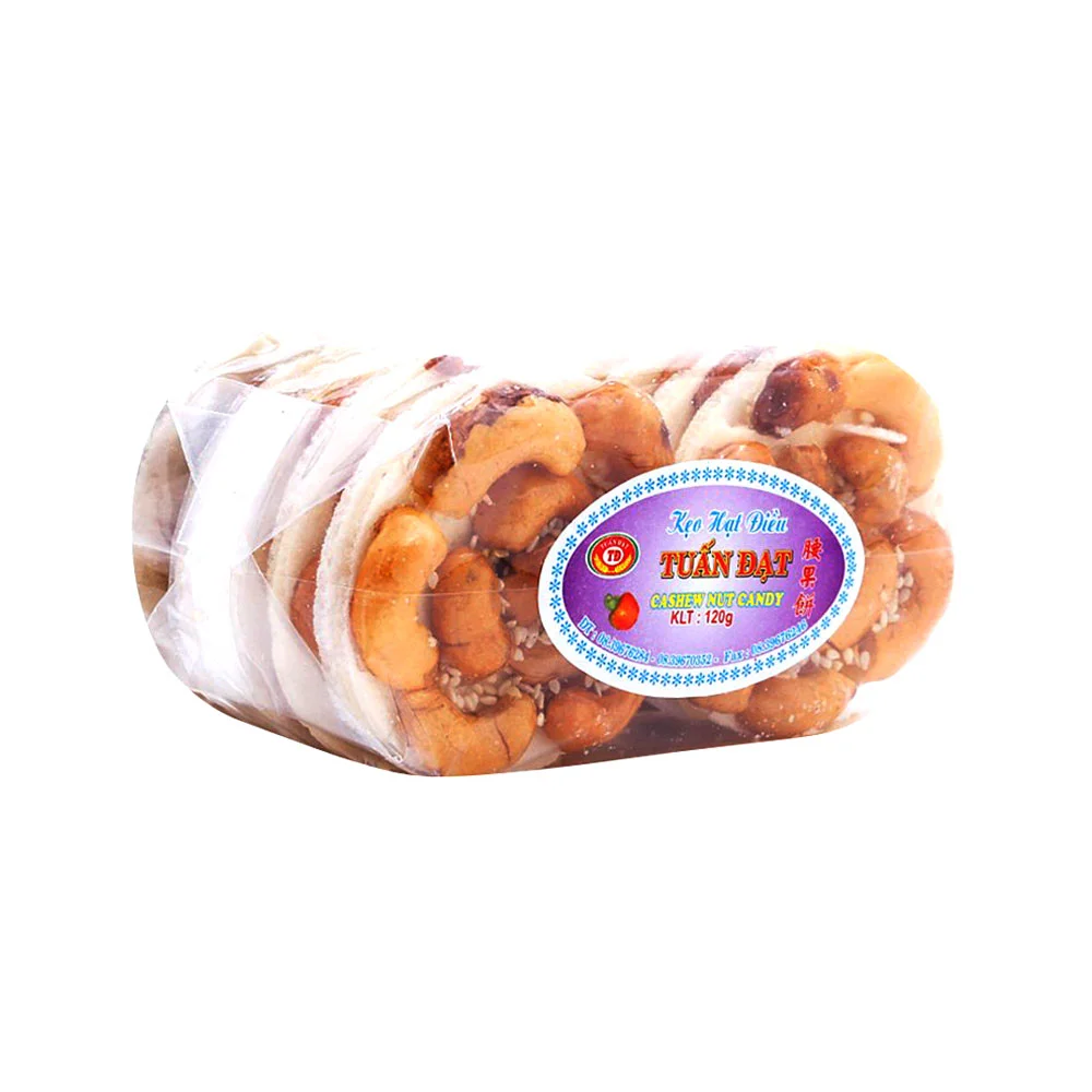 Kẹo Hạt Điều Tuấn Đạt 120g
