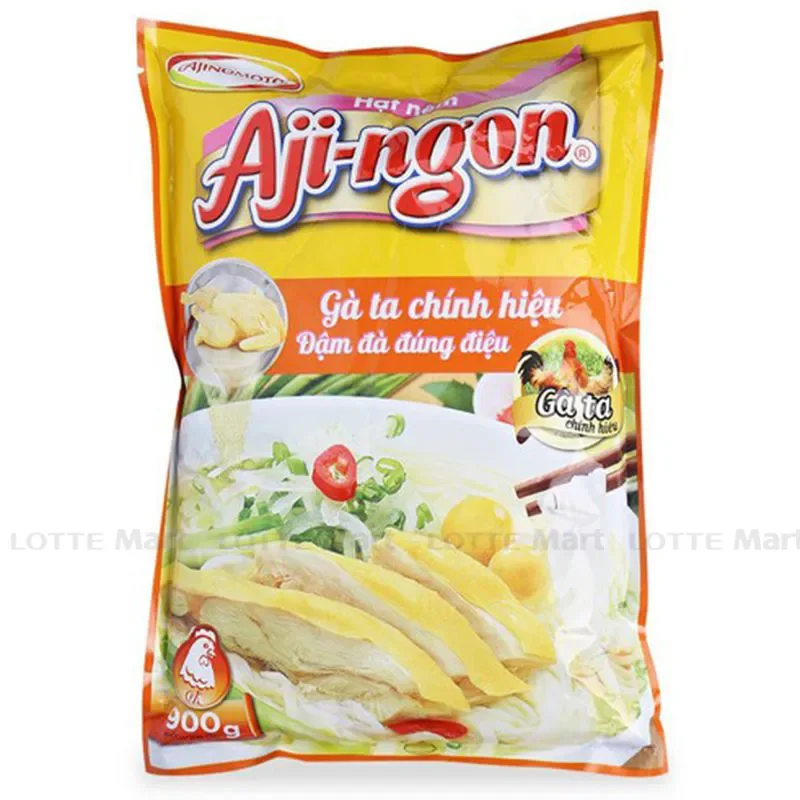 Hạt Nêm Ajingon Ajinomoto Vị Gà Gói 900g