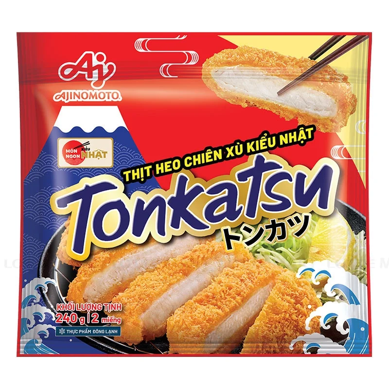 Thịt Heo Chiên Xù Kiểu Nhật Tonkatsu Ajinomoto 240g