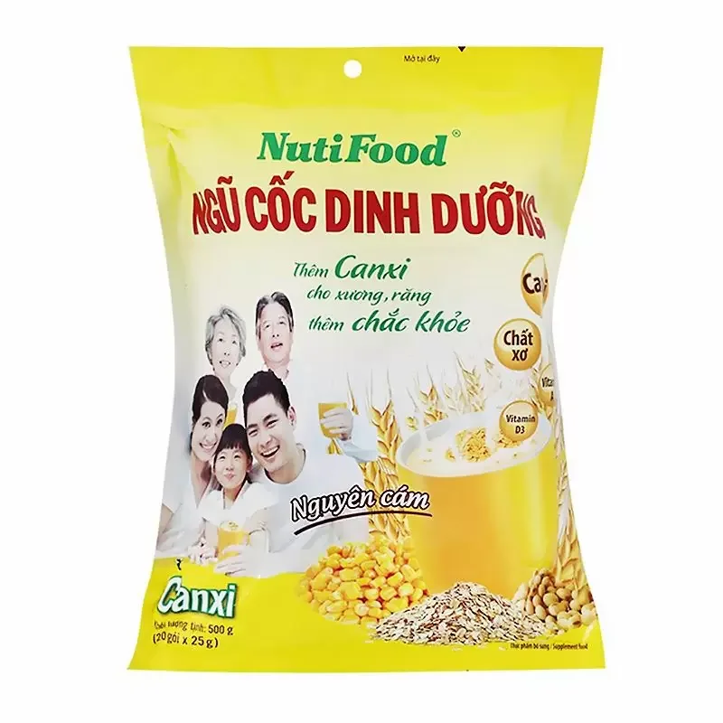 Ngũ Cốc Canxi Nutifood 500g (25g x 20 Gói)