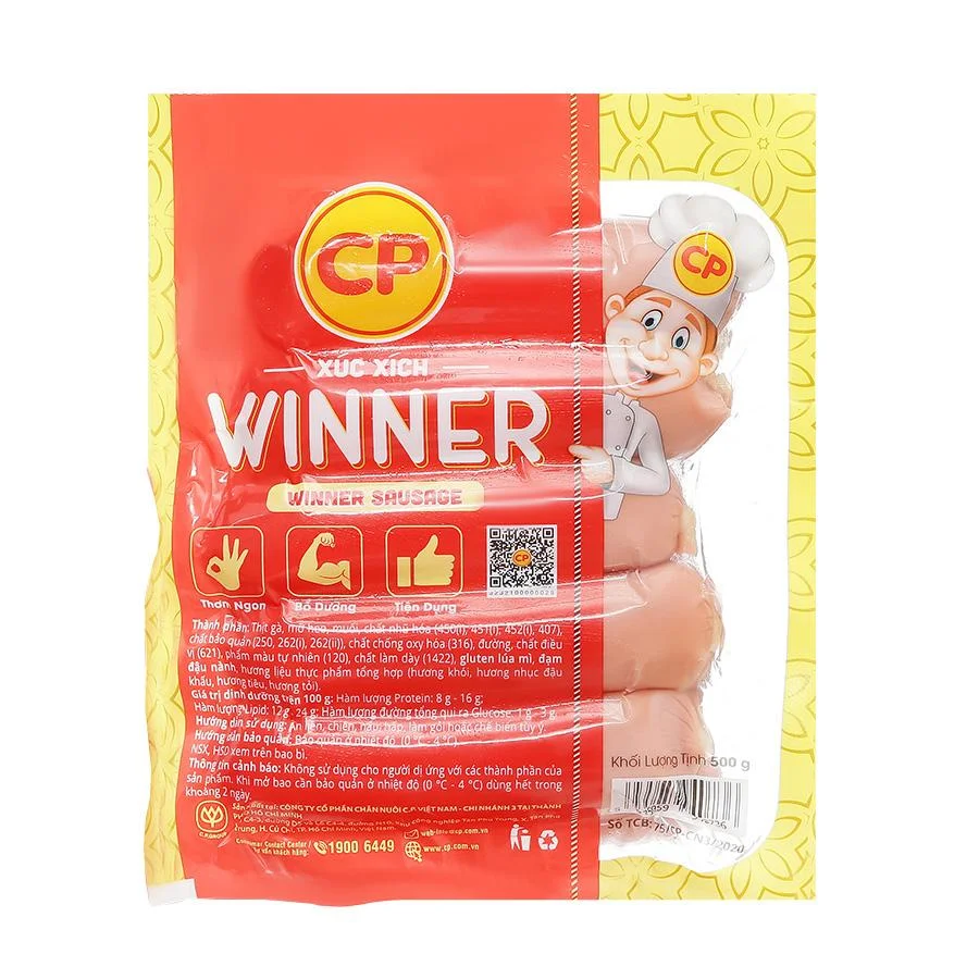 Xúc Xích Winner CP Gói 500g