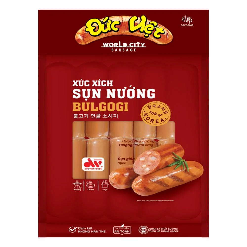 Xúc Xích Sụn Nướng Bulgogi Đức Việt Gói 450g