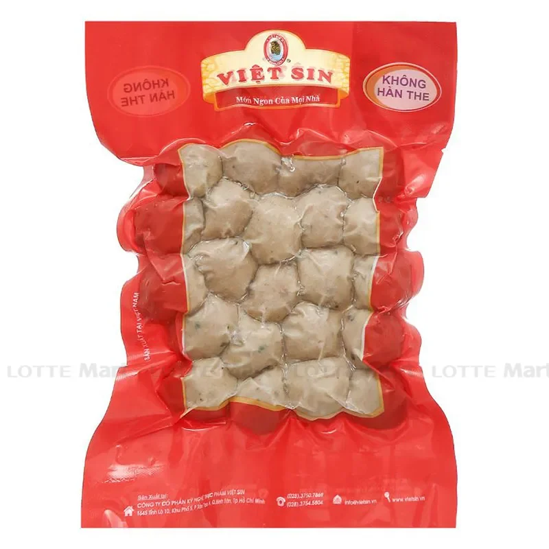 Bò Viên Tiêu Xanh Việt Sin 500g