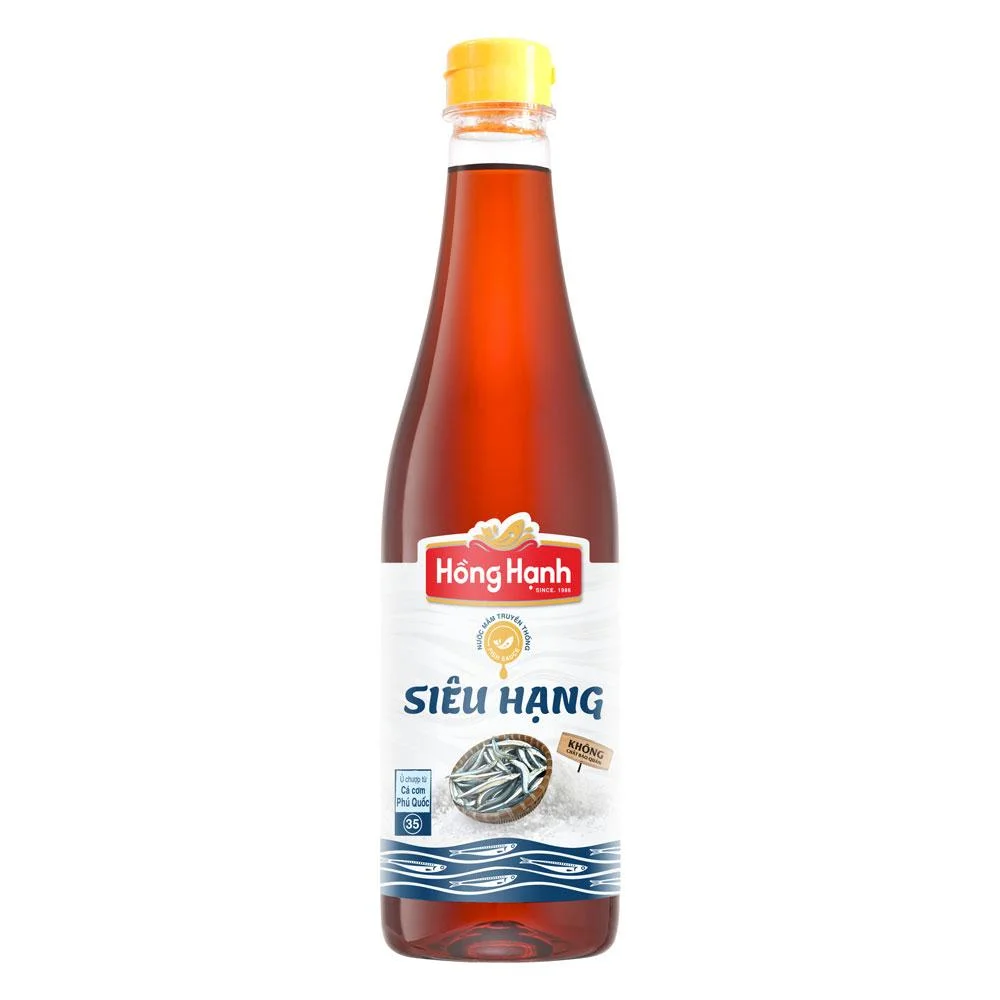 Nước Mắm Hồng hạnh Siêu Hạng 35 Độ Đạm Chai 900ml