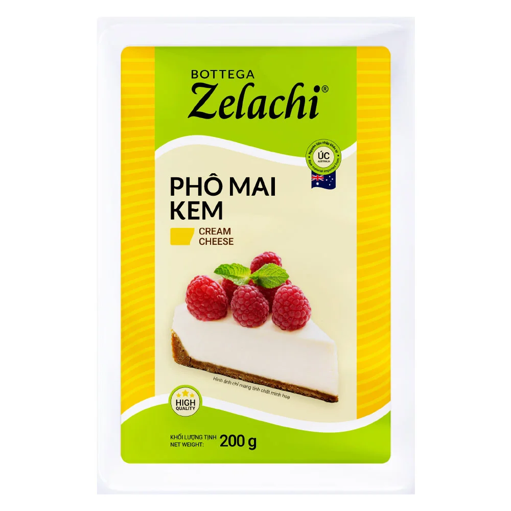 Phô Mai Kem Bottega Zelachi Gói 200g