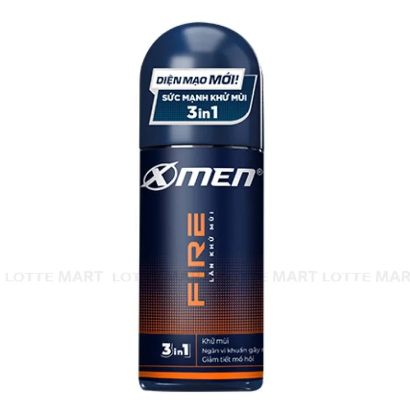 Lăn Ngăn Mùi X-Men Fire Active Chai 50ml