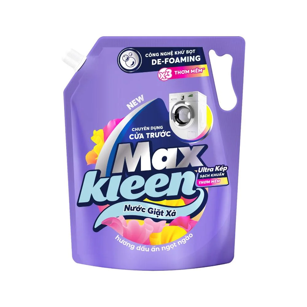 Nước Giặt Xả Maxkleen Cửa Trước Hương Dấu Ấn Ngọt Ngào Túi 2.2kg