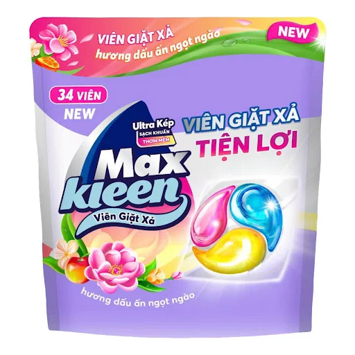 Viên Giặt Xả Dấu Ấn Ngọt Ngào Túi 510g x 34 Viên
