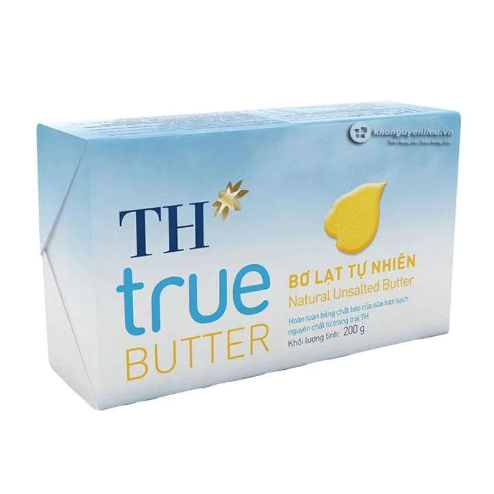 Bơ Lạt Tự Nhiên TH True Butter 200g