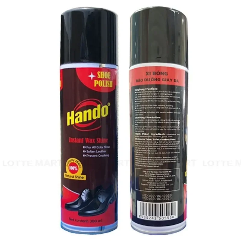 Xi Bóng Giúp Bảo Dưỡng Giày Da Hando Chai 300ml