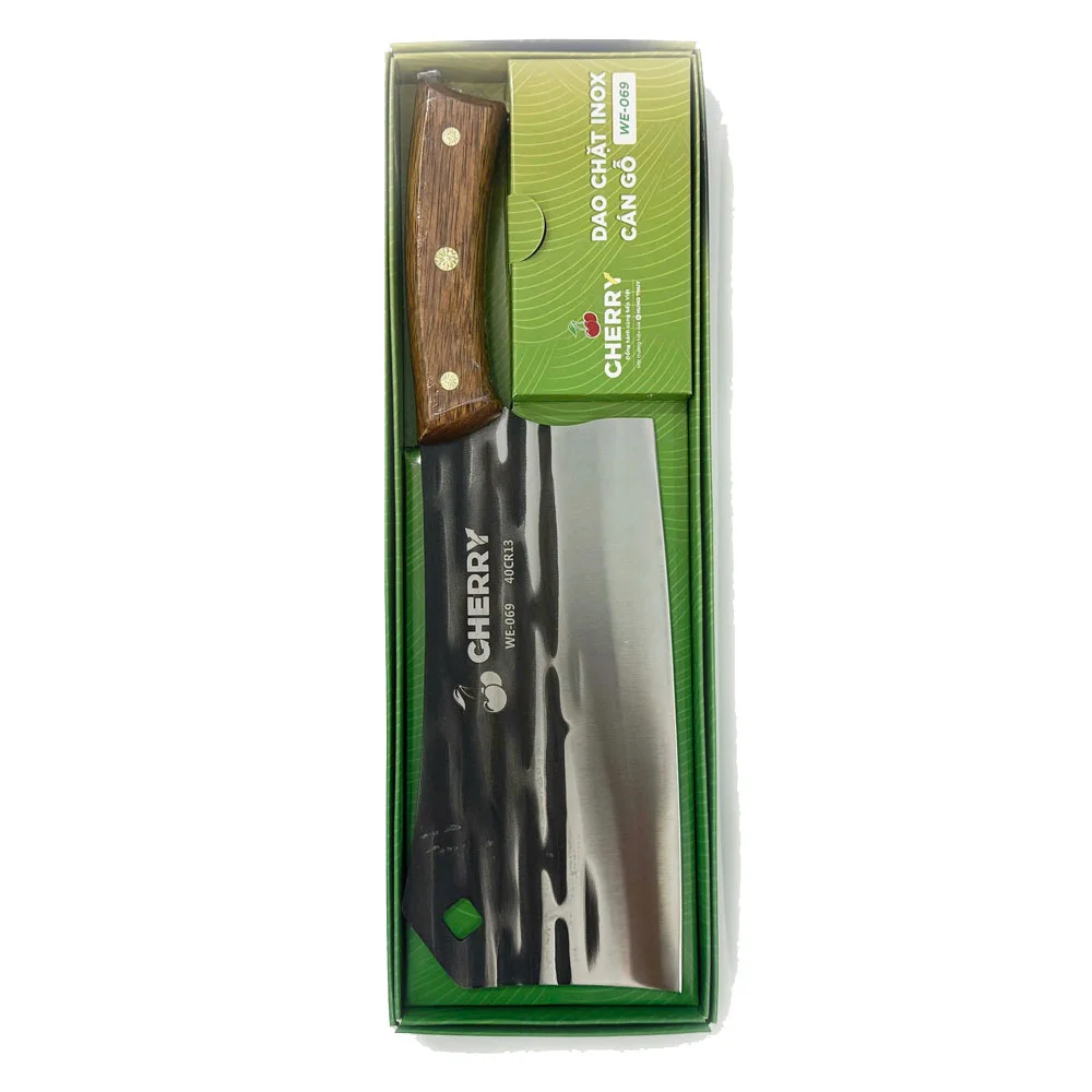 Dao Chặt Inox Cán Gỗ WE-069 34cm