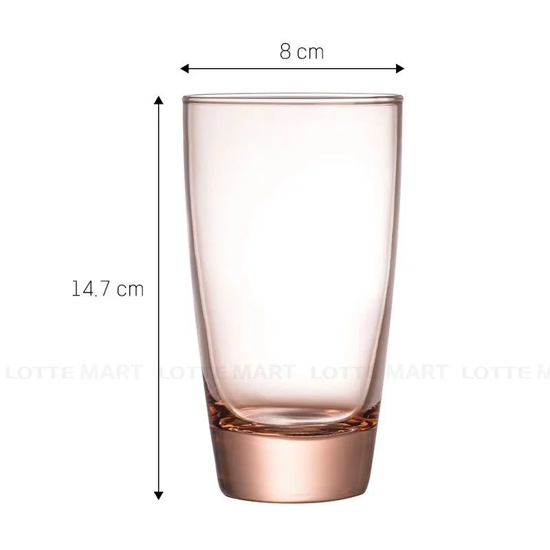 Ly Thủy Tinh Luminarc Roman Pink 450ml