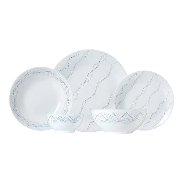 Đĩa Sâu Thủy Tinh Luminarc Diwali MarbLe 20cm