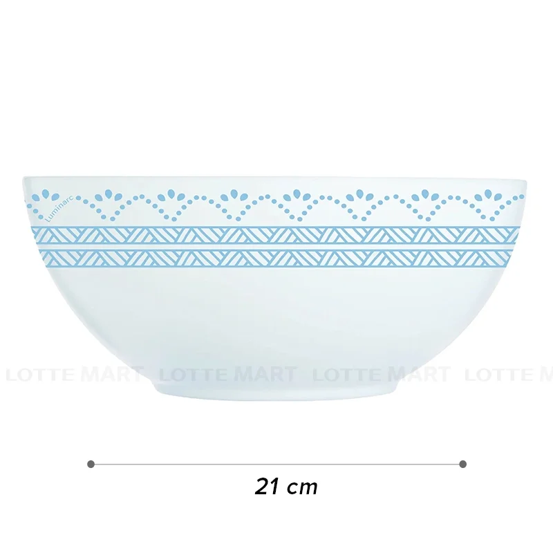 Tô Thủy Tinh Luminarc Diwali Geomatric Blue 21cm