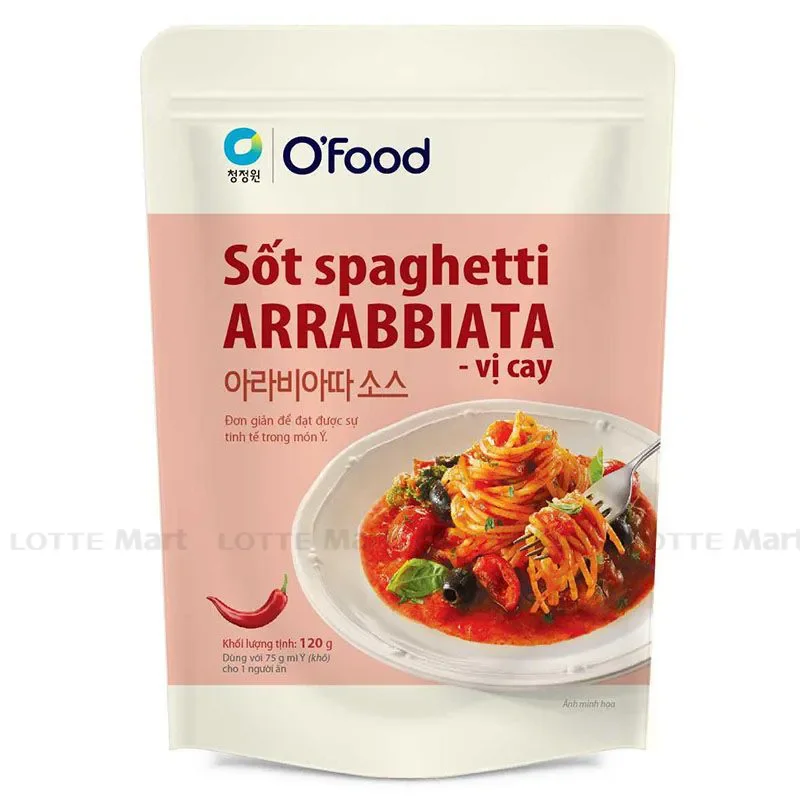 Sốt Spaghetti O’food Vị Cay 120g