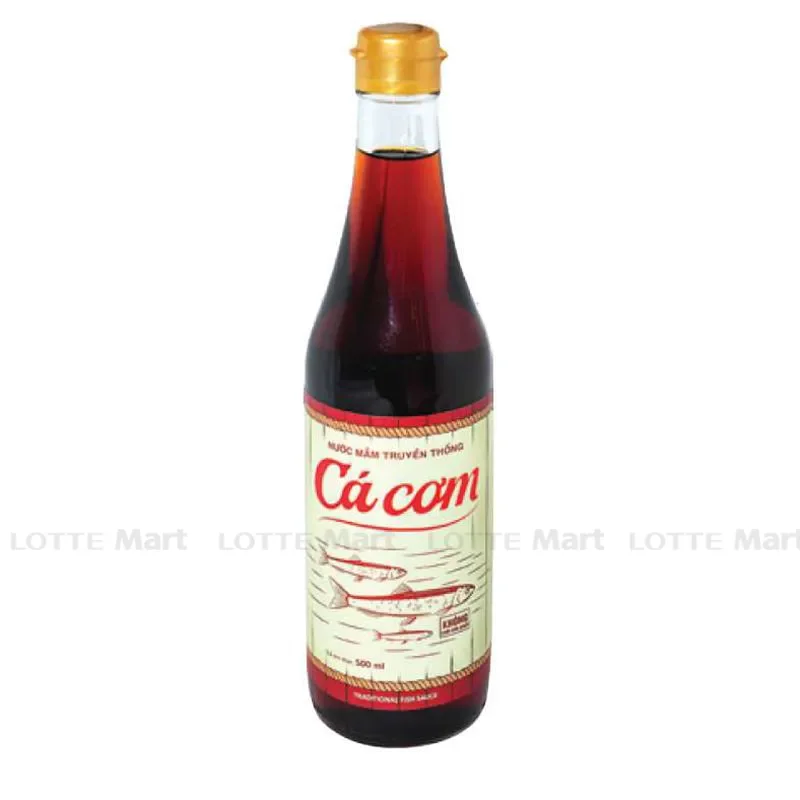 Nước Mắm Cá Cơm Hồng hạnh 30 Độ Đạm Chai 500ml
