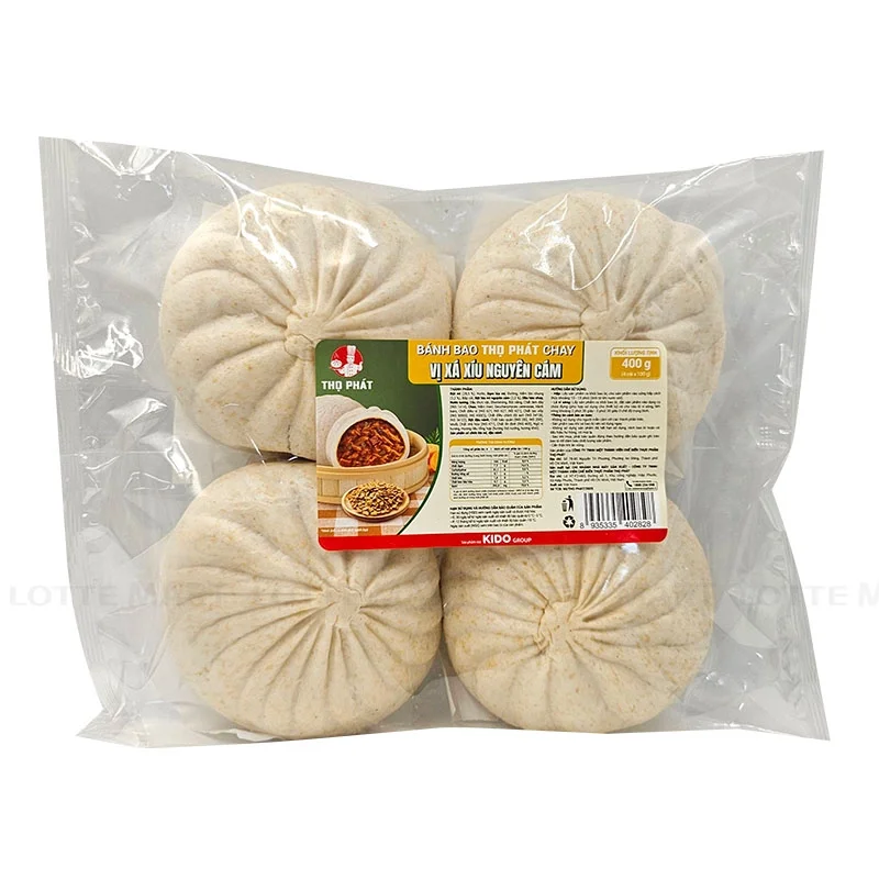 Bánh Bao Chay Thọ Phát Vị Xá Xíu Nguyên Cám 400g