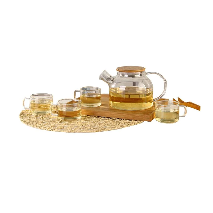 Bộ Bình Trà Thủy Tinh Deli 6 Món