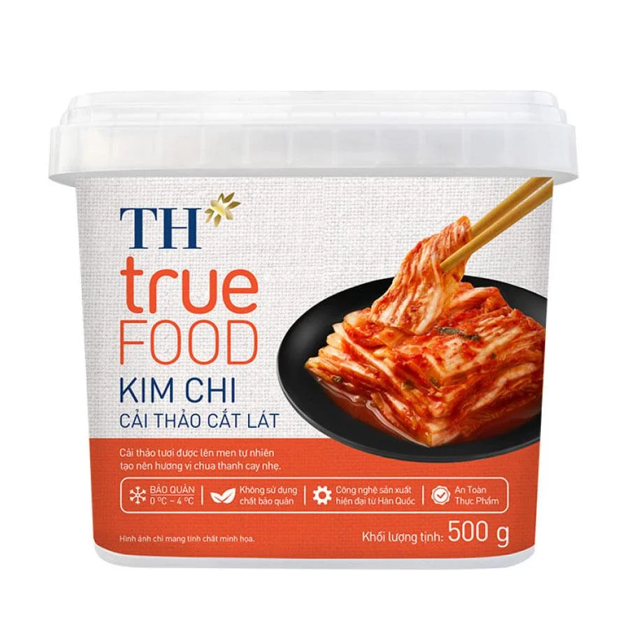 Kim Chi Cải Thảo Cắt Lát TH True Food 500g