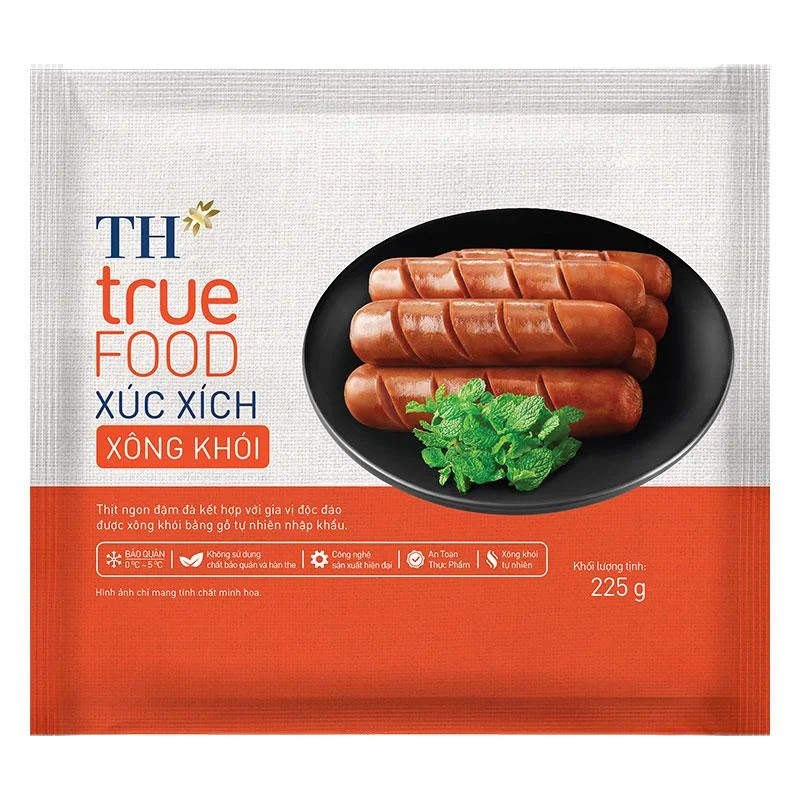 Xúc Xích Xông Khói TH True Food 225g