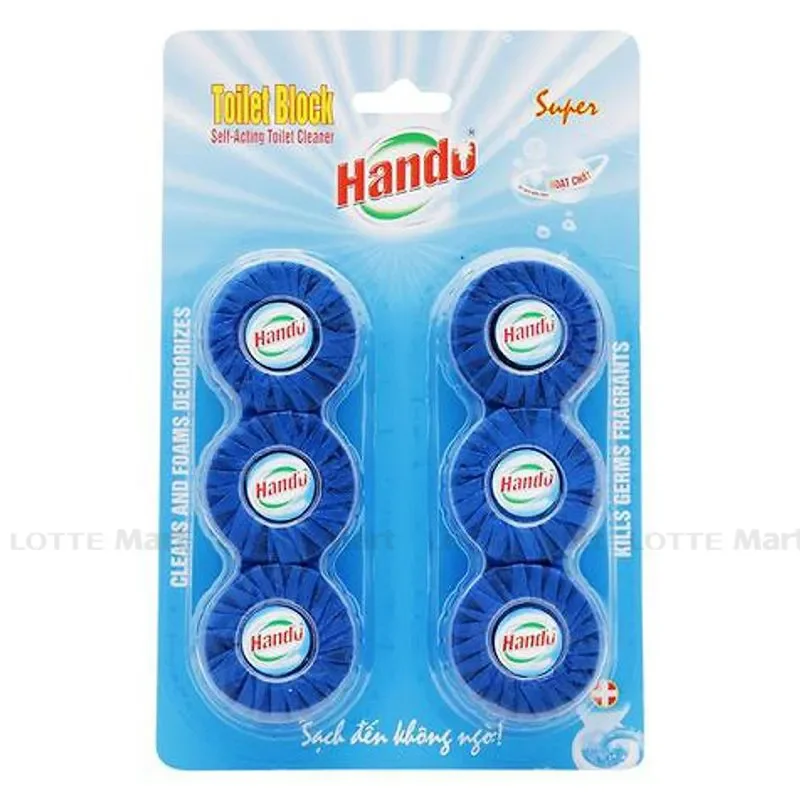 Viên Tẩy Bồn Cầu Hando Vỉ 6 Viên