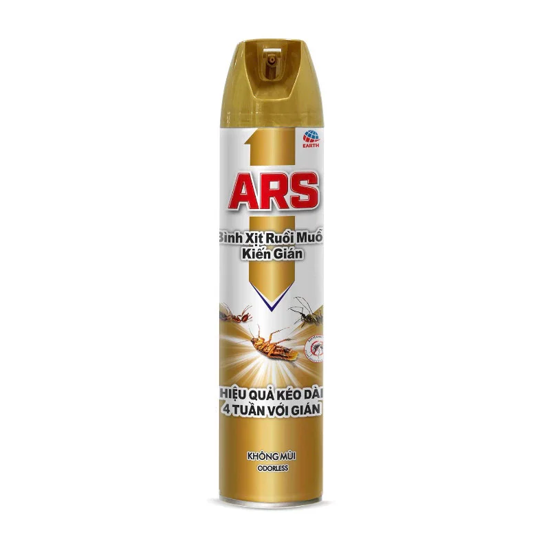 Xịt Côn Trùng Ars Không Mùi Hiệu Quả Kéo Dài 4 Tuần Với Gián Chai 600ml