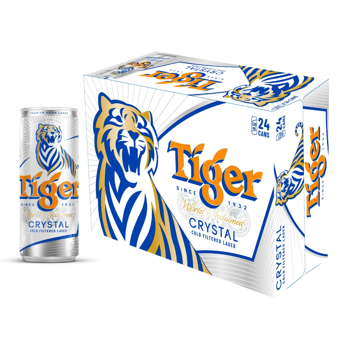 Bia Tiger Crystal Thùng 24lonx330ml