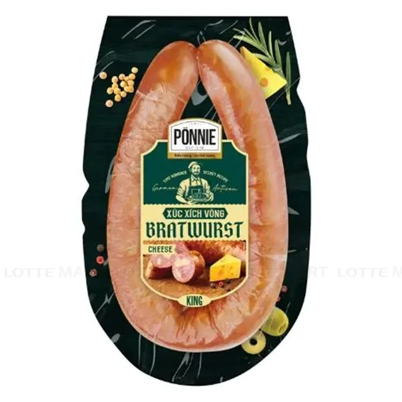 Xúc Xích Ponnie Vòng Xông Khói Vị Phô Mai 200g