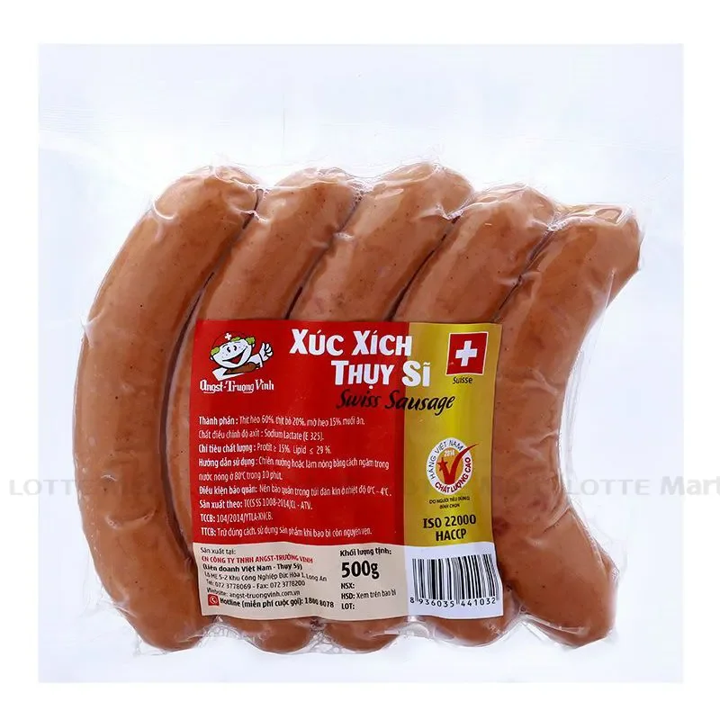 Xúc Xích Thụy Sĩ Trường Vinh Gói 500g