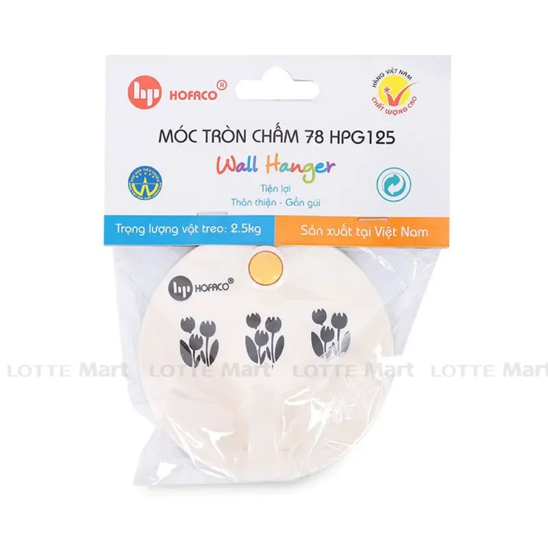 Móc Tròn Chấm Hofaco 78 HPG125 (Giao Màu Ngẫu Nhiên)