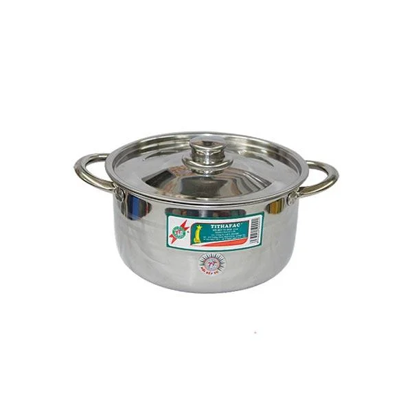 Nồi Inox Tithafac Nắp Kiếng 24cm