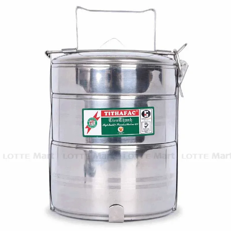 Camen Inox Tithafac 430 3 Ngăn 14cm