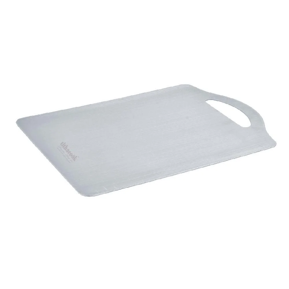 Thớt Inox Tithafac Chữ Nhật Tay Tròn 23x33cm