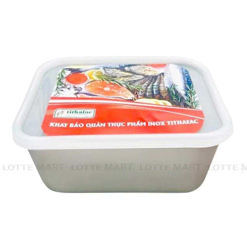 Khay Bảo Quản Thực Phẩm Inox Cao Tithafac 3L