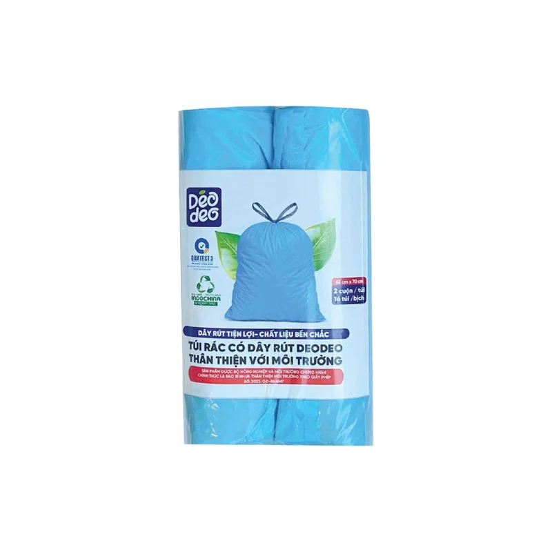 Túi Rác Có Dây Rút Deodeo 62x70cm 2 Cuộn