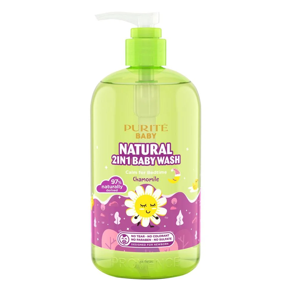Sữa Tắm Gội Purite Baby Cúc La Mã 500ml