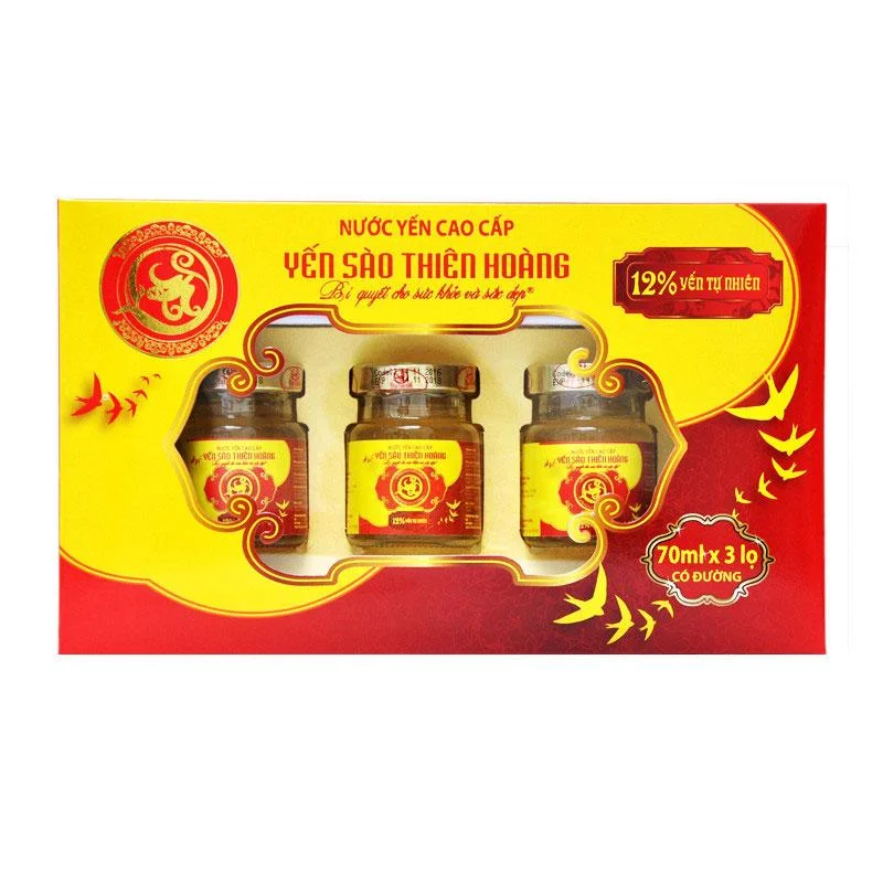 Lốc 3 Nước Yến Thiên Hoàng 12% Yến 70ml