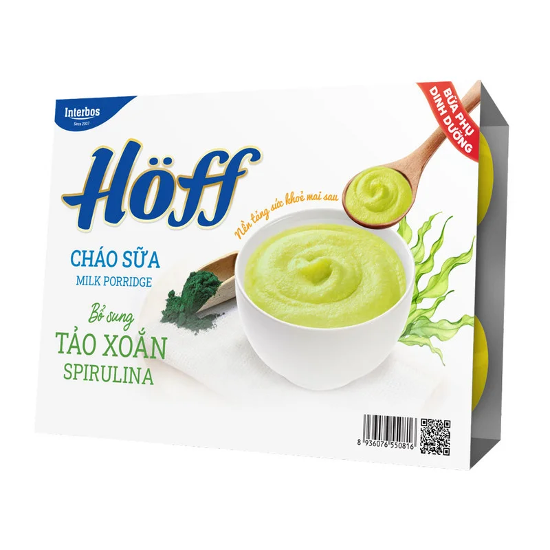 Cháo Sữa Hoff Tảo Xoắn 6x55g
