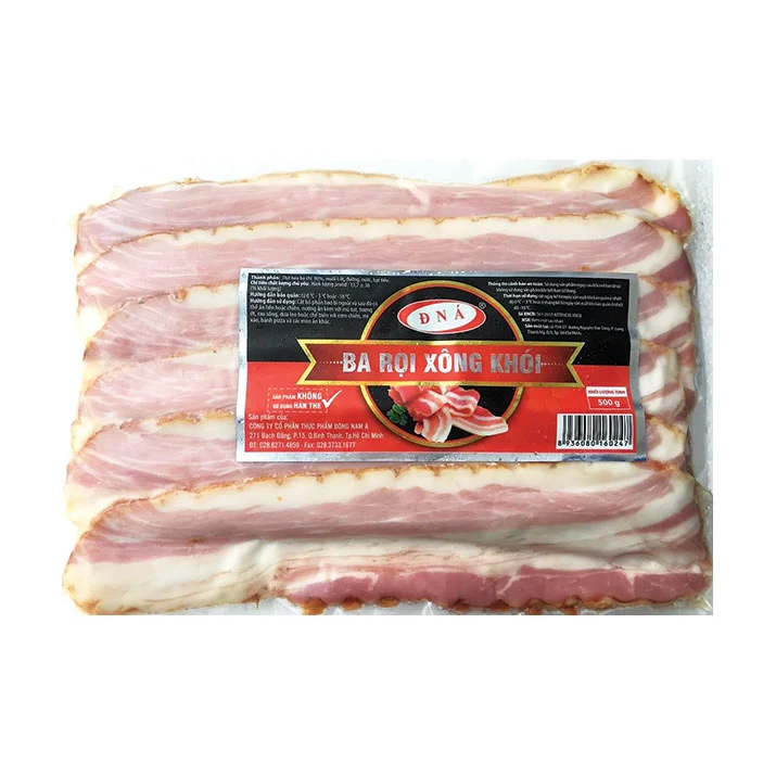Ba Rọi Xông Khói Xắt Lát ĐNA 500g – CX