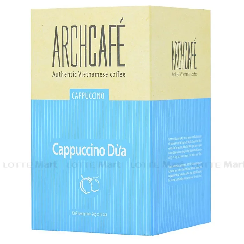 Cà Phê Cappuccino Dừa Archcafe (20g x 12 Gói)