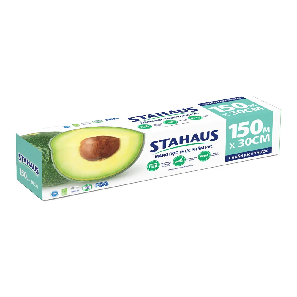 Màng Bọc Thực Phẩm PVC Stahaus 30cm x 150m