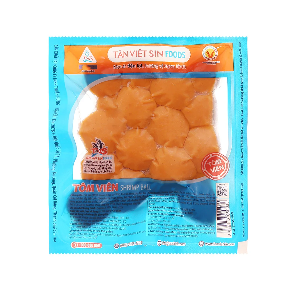 Tôm Viên Tân Việt Sin Gói 500g