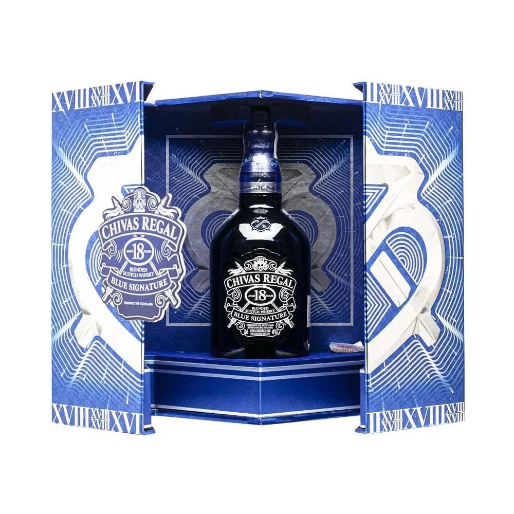 Hộp Xuân Rượu Chivas 18Y Blue 40% 700ml
