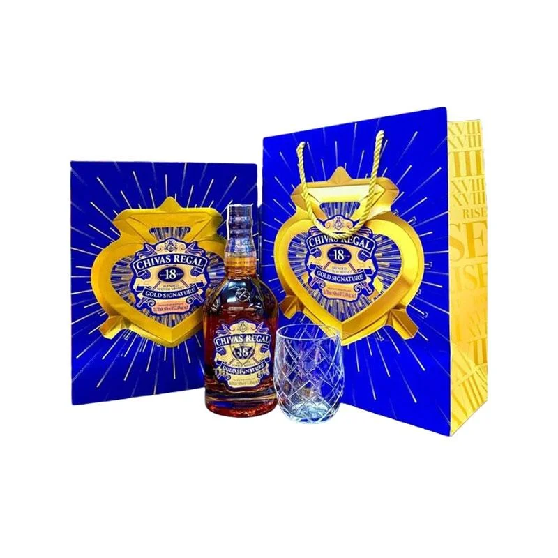 Hộp Xuân Rượu Chivas 18 40% 700ml+ly