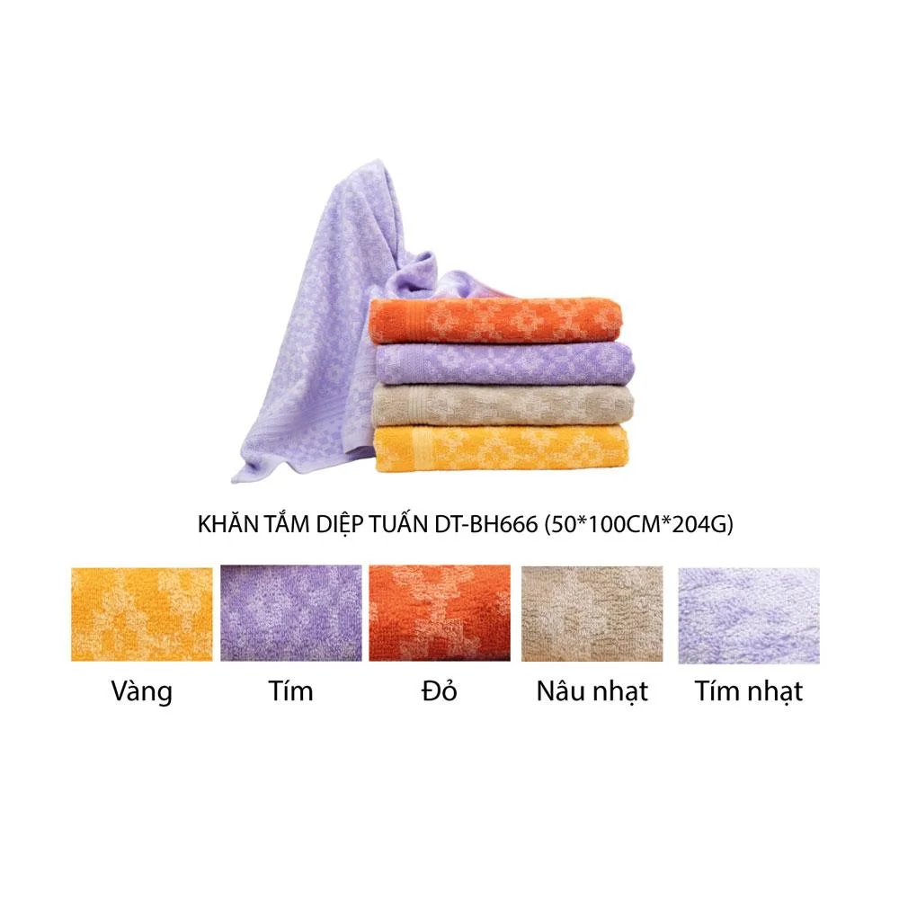 Khăn Tắm Cotton BH666 50x100cmx204g