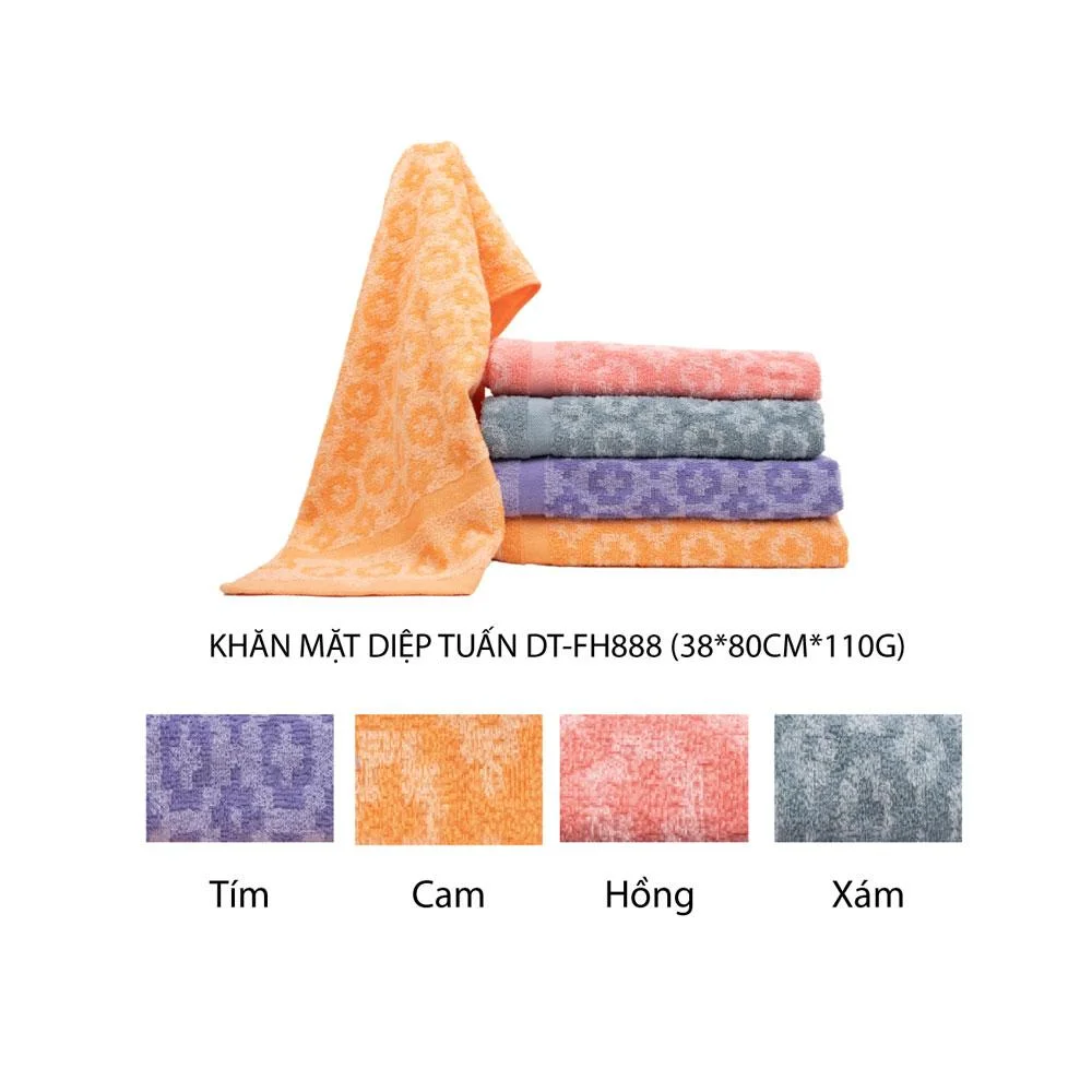 Khăn Mặt Cotton FH888 38x80cmx110g