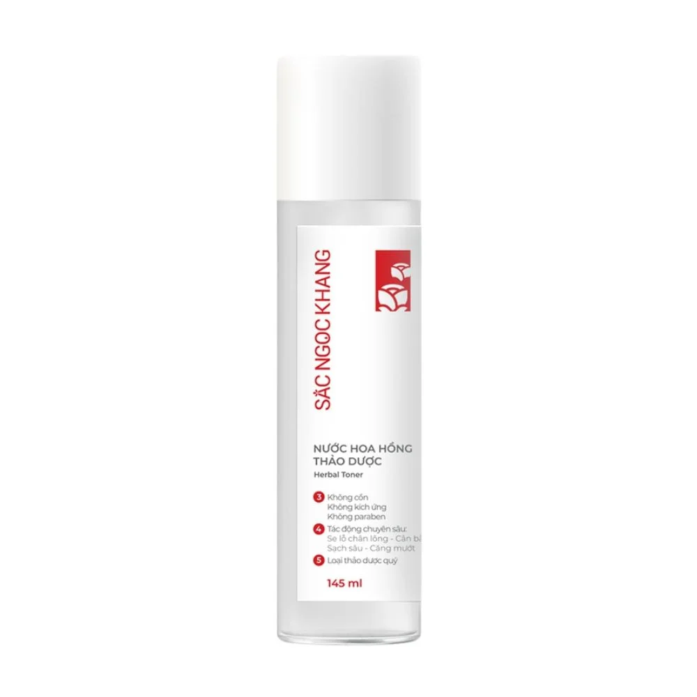 Nước Hoa Hồng Thảo Dược Sắc Ngọc Khang 145ml